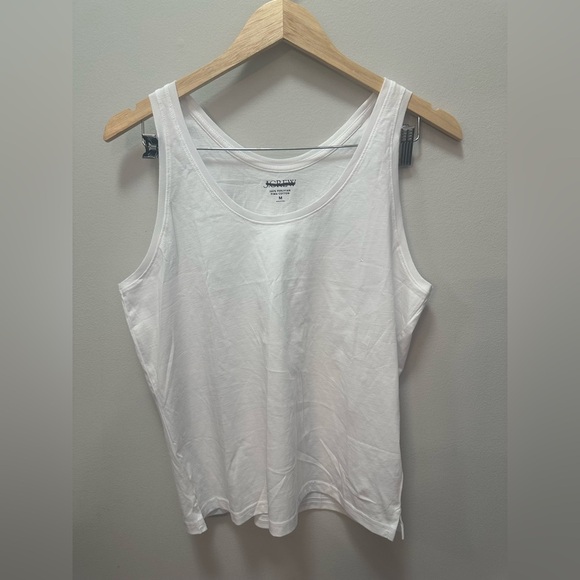 NWT! J.Crew Women's Pima Cotton Scoopneck Tank. Medium BY408 - Picture 2 of 5